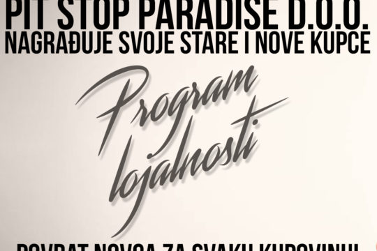 pit stop paradise program lojalnosti